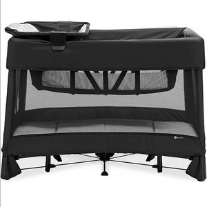 Baby bassinet, changing pad, play yard, mobile bed